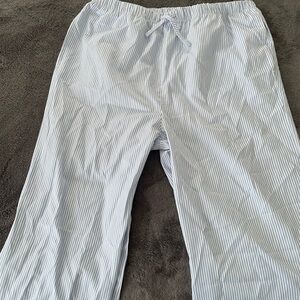 Forever 21 Blue Striped Pajama Pants